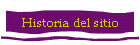 Historia del sitio